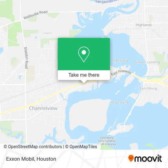 Exxon Mobil map