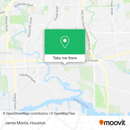 Jamie Morris map