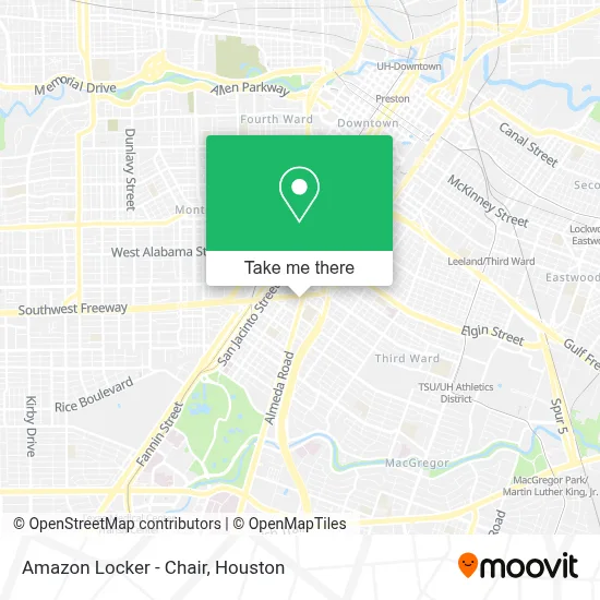 Amazon Locker - Chair map
