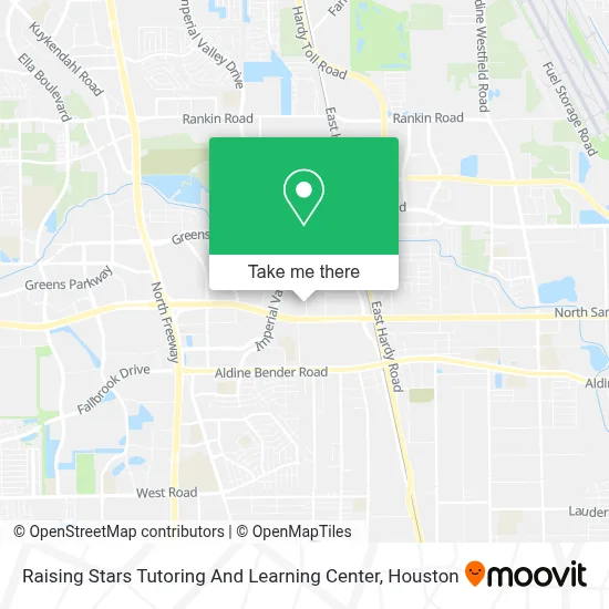 Raising Stars Tutoring And Learning Center map