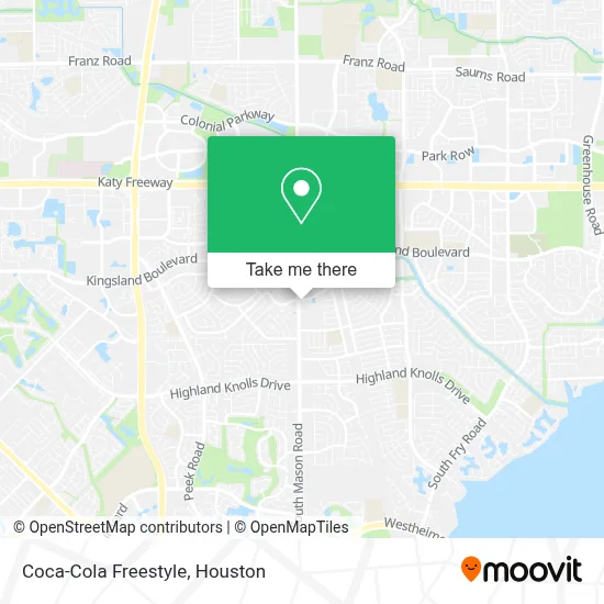 Coca-Cola Freestyle map