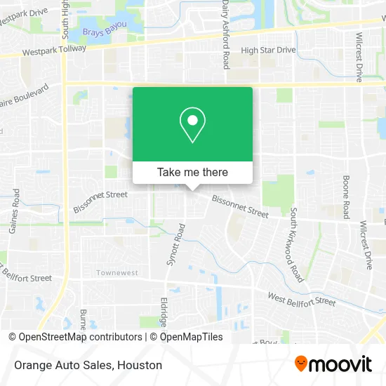 Orange Auto Sales map