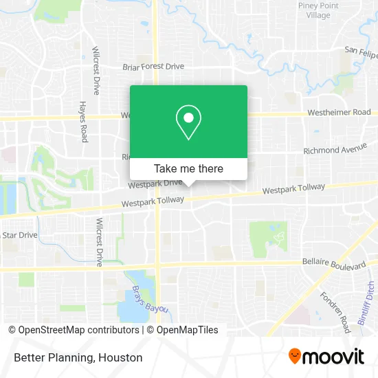 Better Planning map