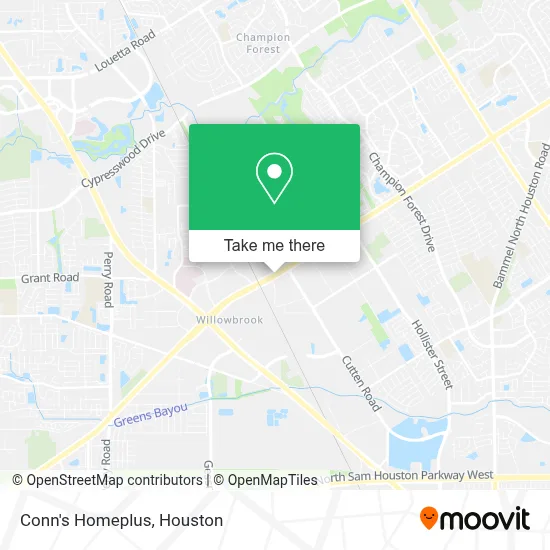 Conn's Homeplus map