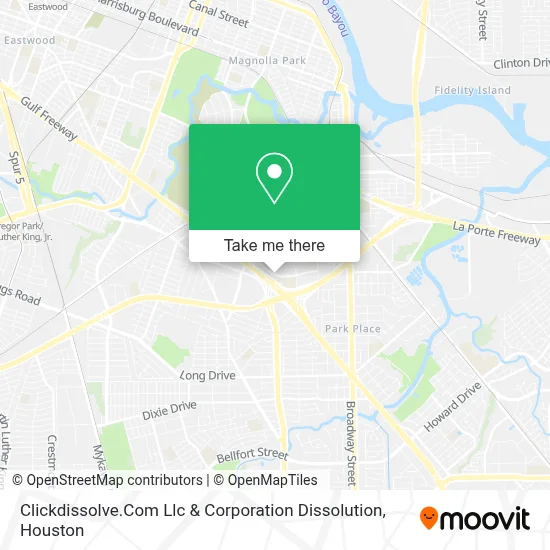 Clickdissolve.Com Llc & Corporation Dissolution map