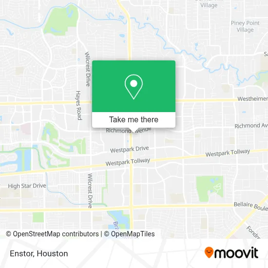 Enstor map