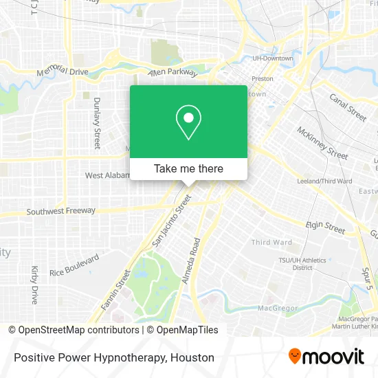 Positive Power Hypnotherapy map