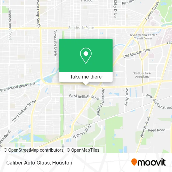 Caliber Auto Glass map