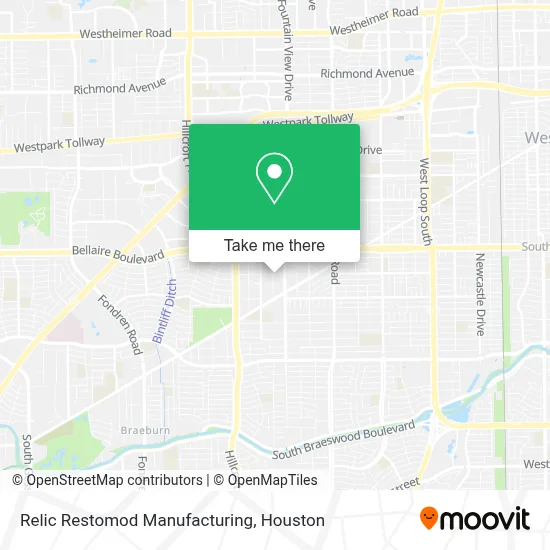 Relic Restomod Manufacturing map
