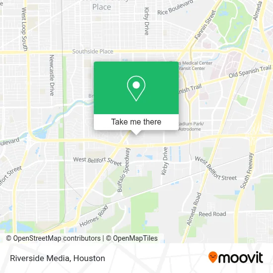 Riverside Media map