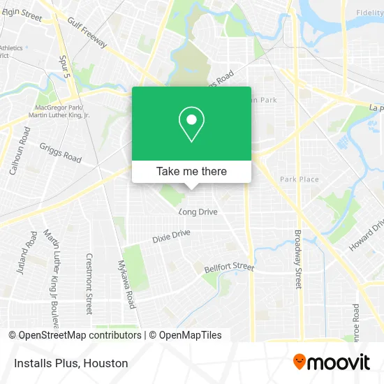 Installs Plus map