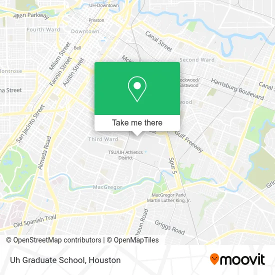Uh Graduate School map