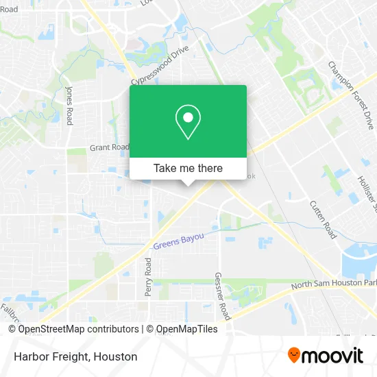Harbor Freight map