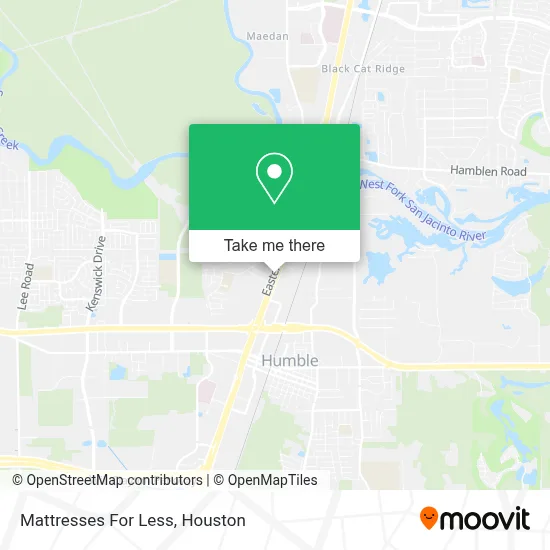 Mattresses For Less map