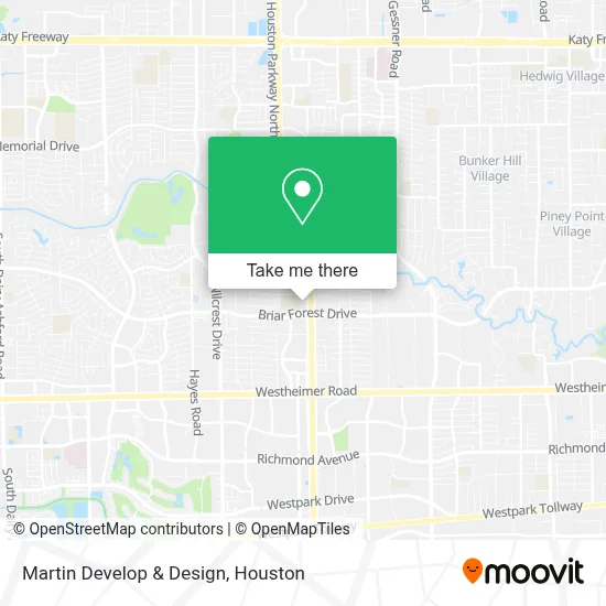 Martin Develop & Design map