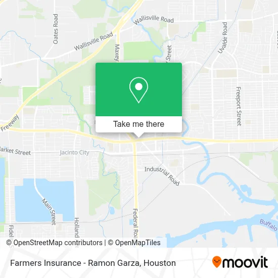 Farmers Insurance - Ramon Garza map