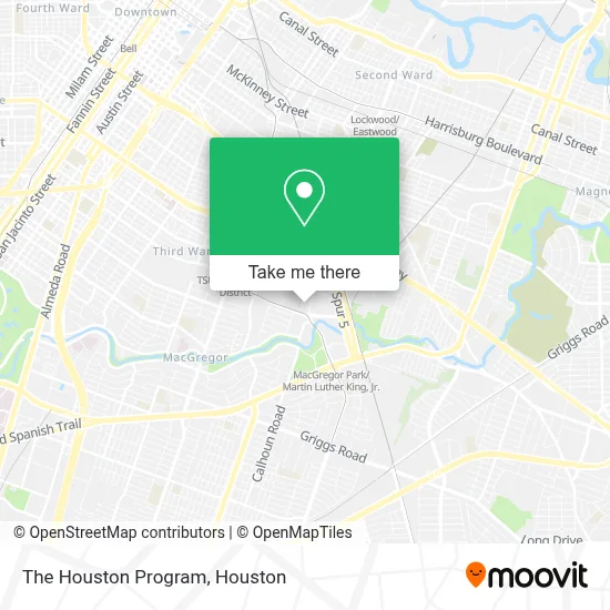 Mapa de The Houston Program