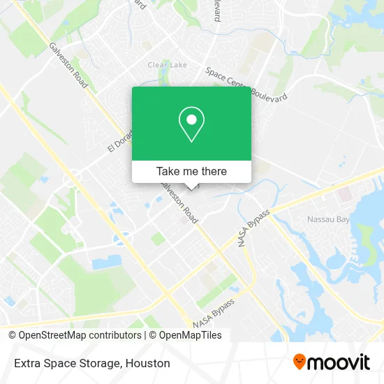 Extra Space Storage map