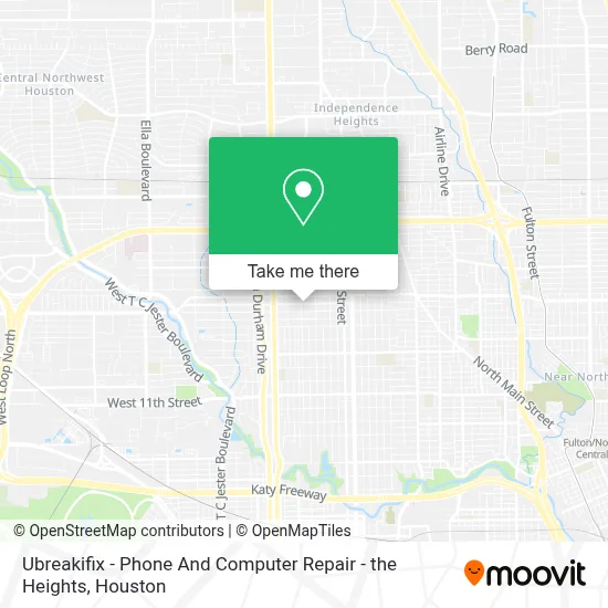 Ubreakifix - Phone And Computer Repair - the Heights map