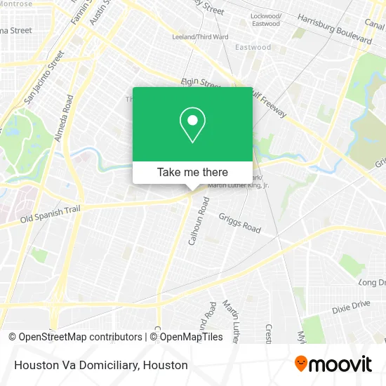 Houston Va Domiciliary map