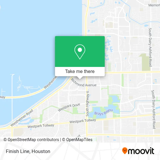 Finish Line map