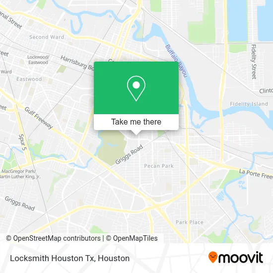 Locksmith Houston Tx map