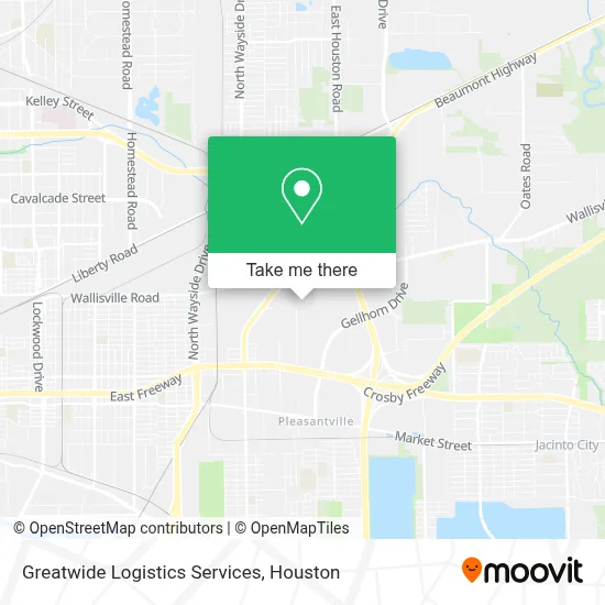 Greatwide Logistics Services map