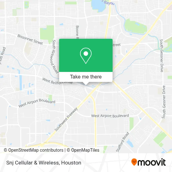 Snj Cellular & Wireless map