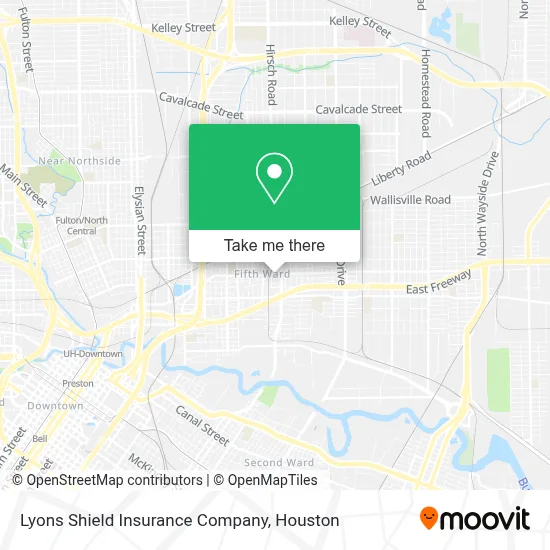 Lyons Shield Insurance Company map