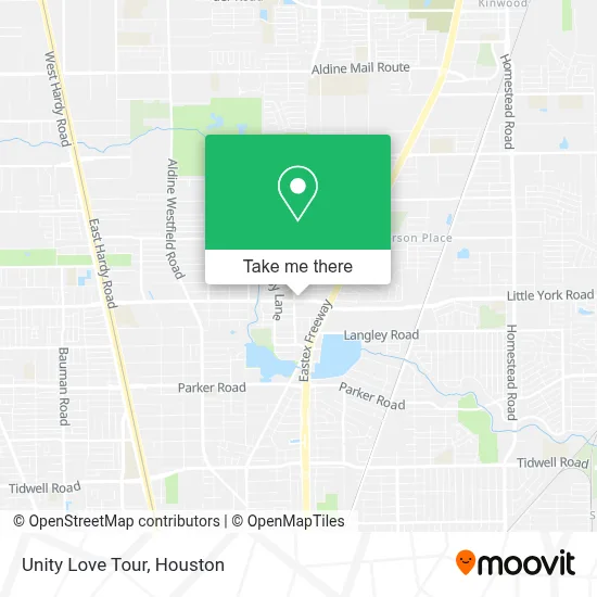 Unity Love Tour map