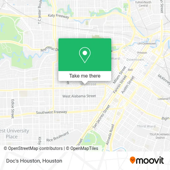 Doc's Houston map