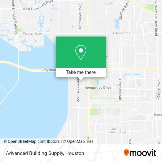 Advanced Building Supply map
