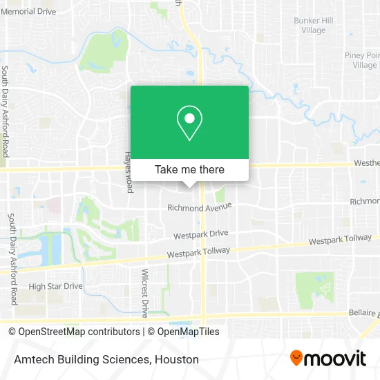 Amtech Building Sciences map