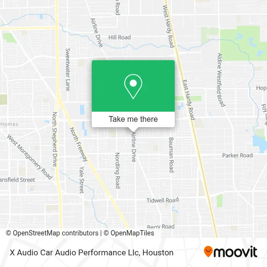 X Audio Car Audio Performance Llc map
