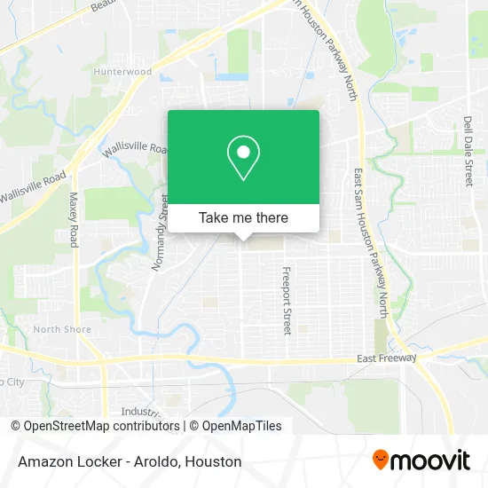 Amazon Locker - Aroldo map