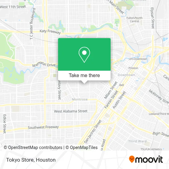 Tokyo Store map