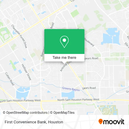 First Convenience Bank map