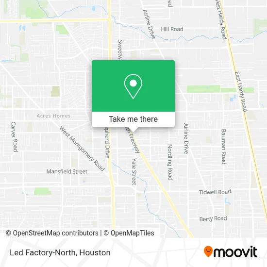 Led Factory-North map