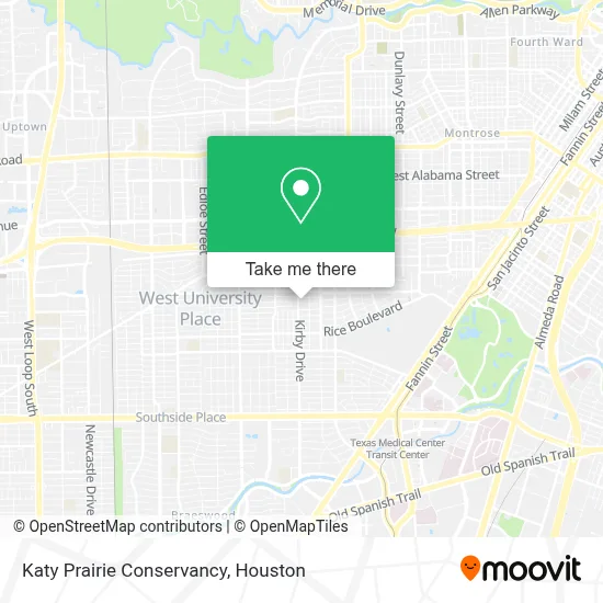 Katy Prairie Conservancy map