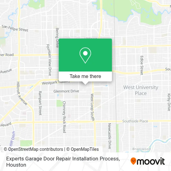 Experts Garage Door Repair Installation Process map