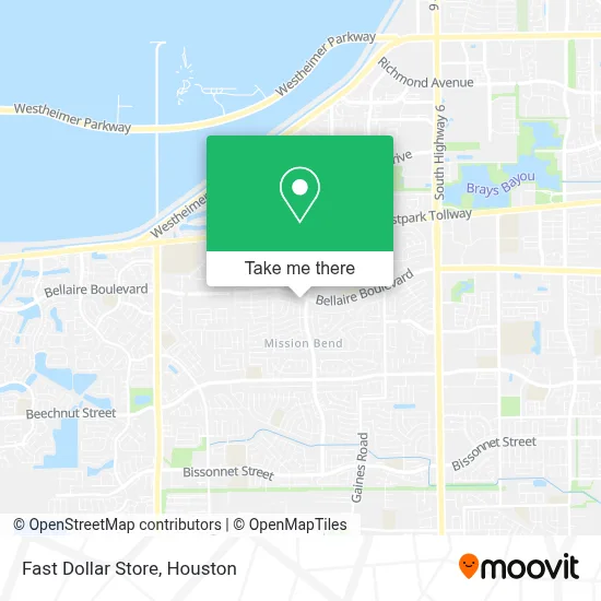 Fast Dollar Store map