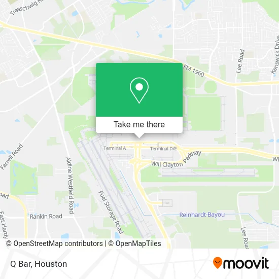 Q Bar map
