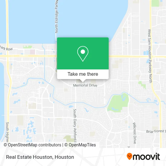 Real Estate Houston map