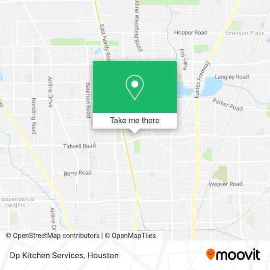Dp Kitchen Services map
