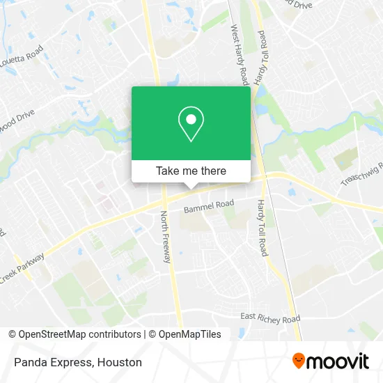 Panda Express map