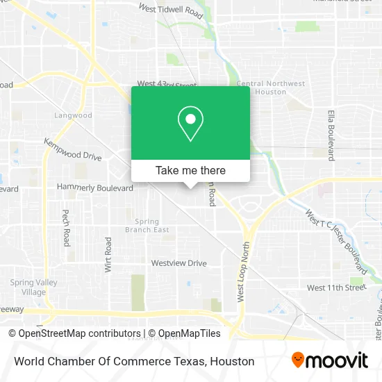 World Chamber Of Commerce Texas map