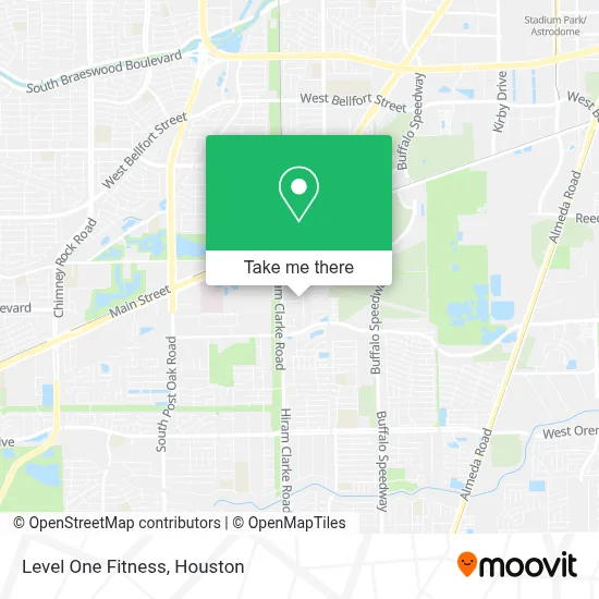 Level One Fitness map