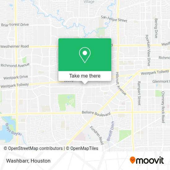 Washbarr map