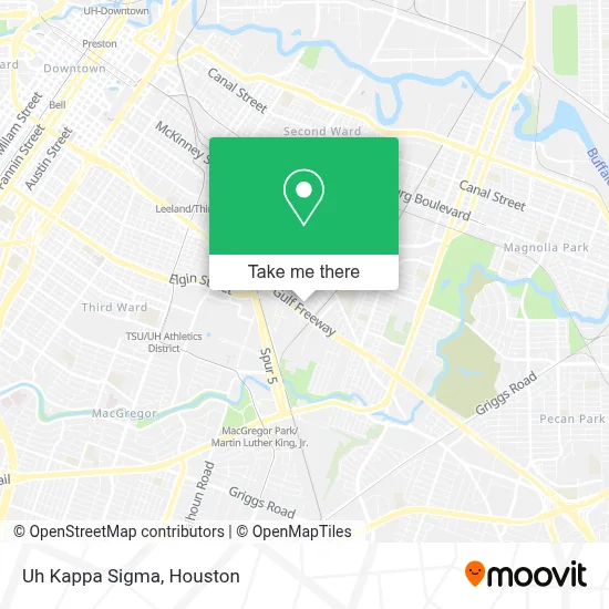 Uh Kappa Sigma map