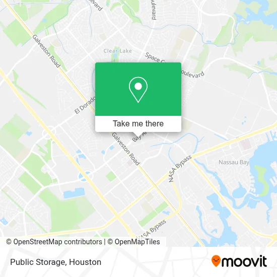 Public Storage map